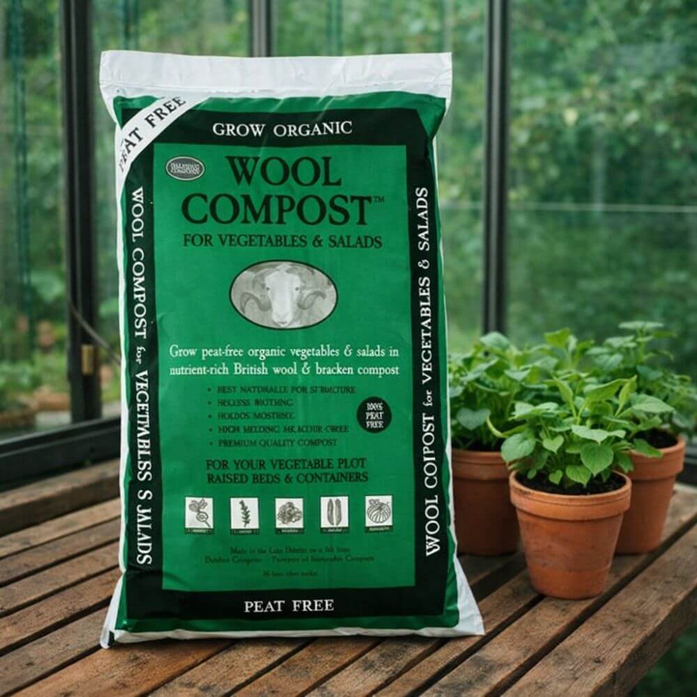 Wool Compost for Seeds – Peat-Free Organic Seed Compost 30L Bag