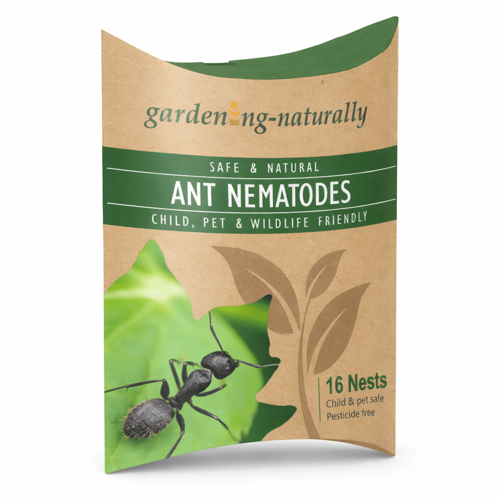 Gardening Naturally Ant Nematodes 16 Nests Pouch front