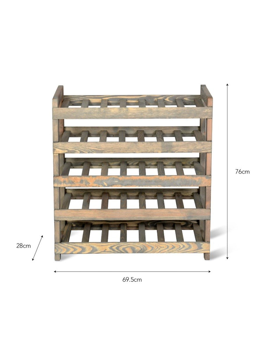 Aldsworth Spruce Wine Rack Holds 35 Bottles