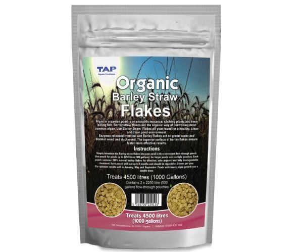 TAP organic barley straw flakes