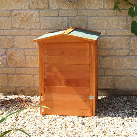 wooden composter beehive style for garden