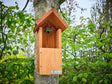 Bird box camera in use outside.