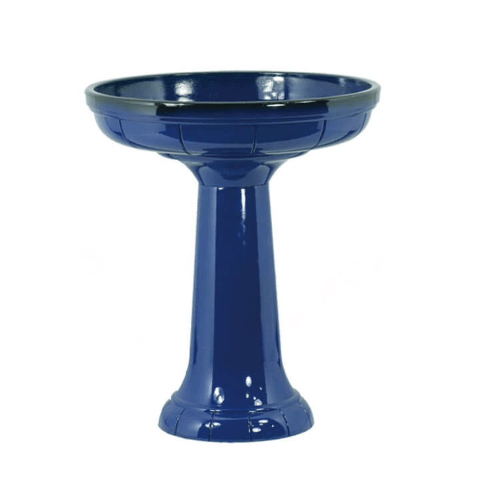 Blue bird bath