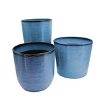 Recycled Plastic Ceramic Effect Plant Pot – Indoor And Outdoor Planter Flowersea