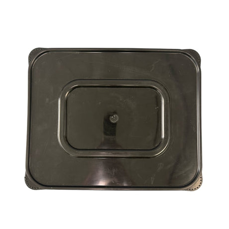 birds eye view of bokashi bin lid