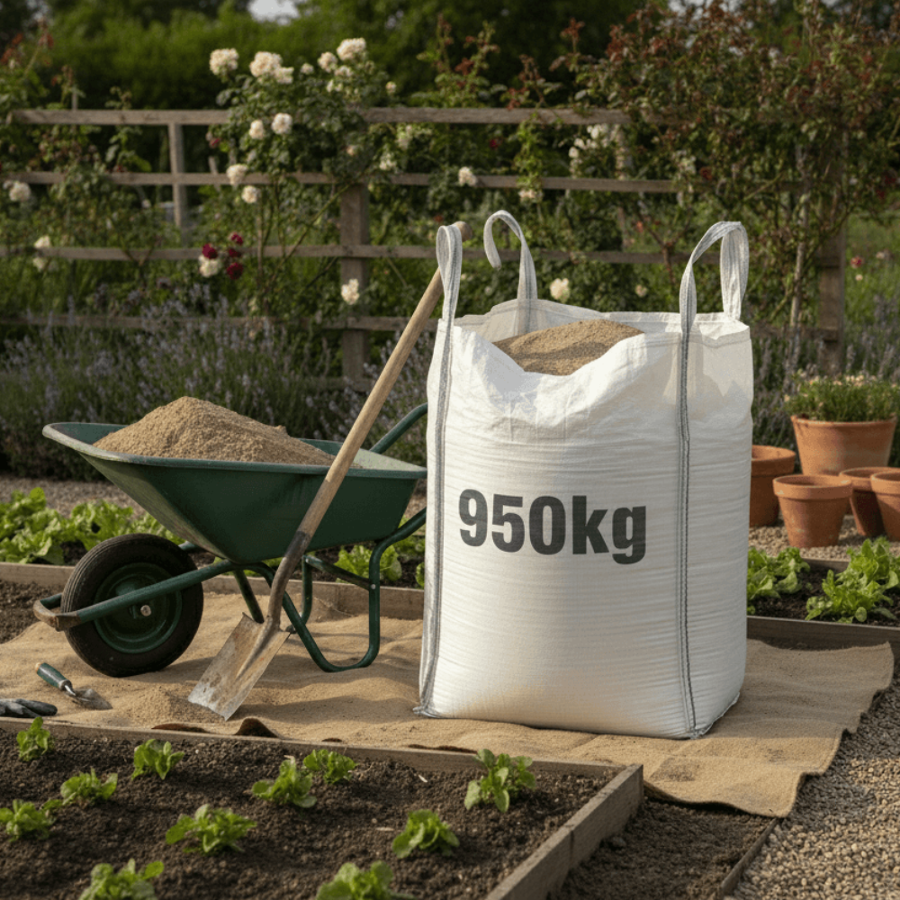 picture of a bulk bag of sand