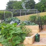 tall aluminium fruit cage veg frame for crop protection