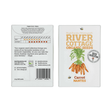 River Cottage Organic Seeds packaging for Carrot Nantes on a white background