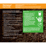 Chafer nematodes instructions on the back of pack