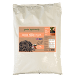 large bag of chicken manure pellets