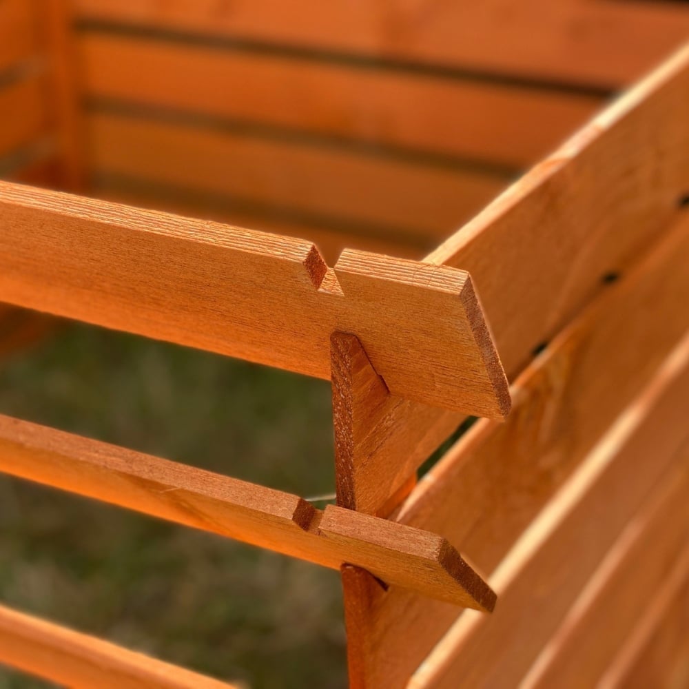 close up of composter