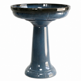 Outdoor Ceramic Effect Bird Bath – Garden Water Feature For Birds