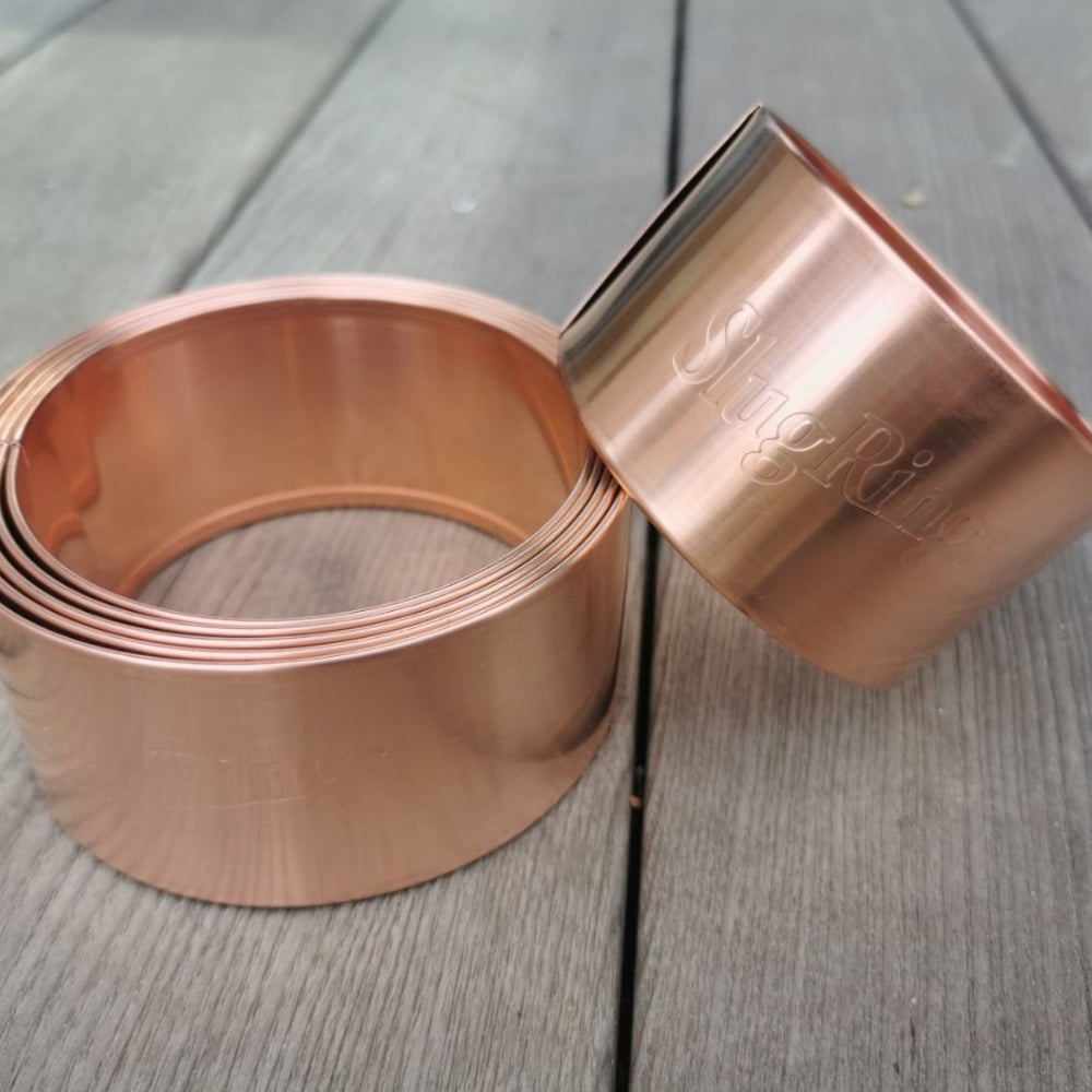 Copper Slug Rings Pest Control 17cm and 10cm