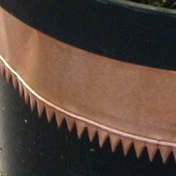 Copper Snail & Slug Tape Serrated