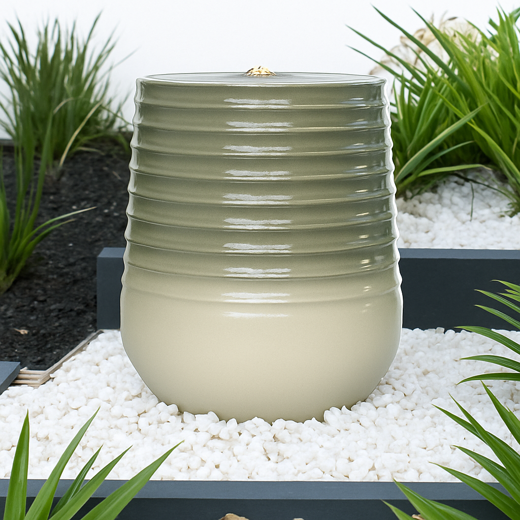 Danube LED Lit Water Feature With Energy Efficient Lights