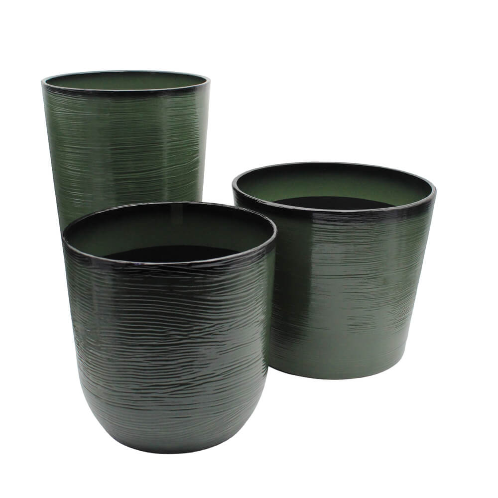 Recycled Plastic Ceramic Effect Plant Pot – Indoor And Outdoor Planter Flowersea