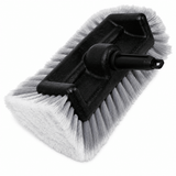 swop top brush with black handle on a white background