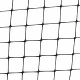 Close-up of a black deer net on a white background