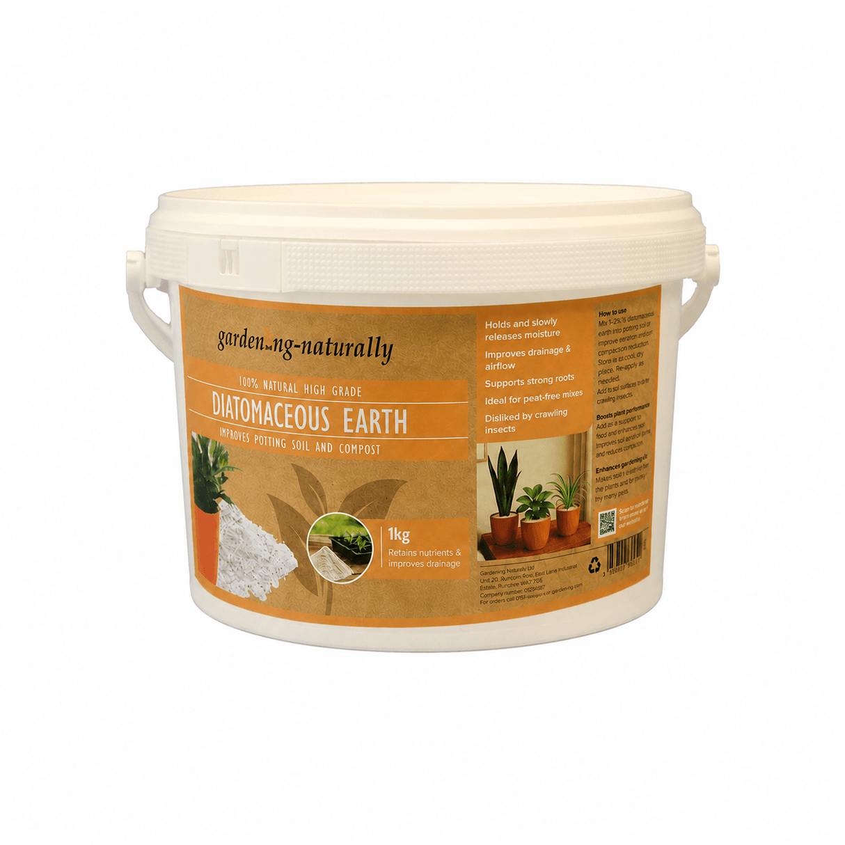 Diatomaceous Earth Potting Soil Improver High Grade - Organic