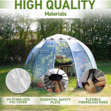 Domed plant house showing quality parts