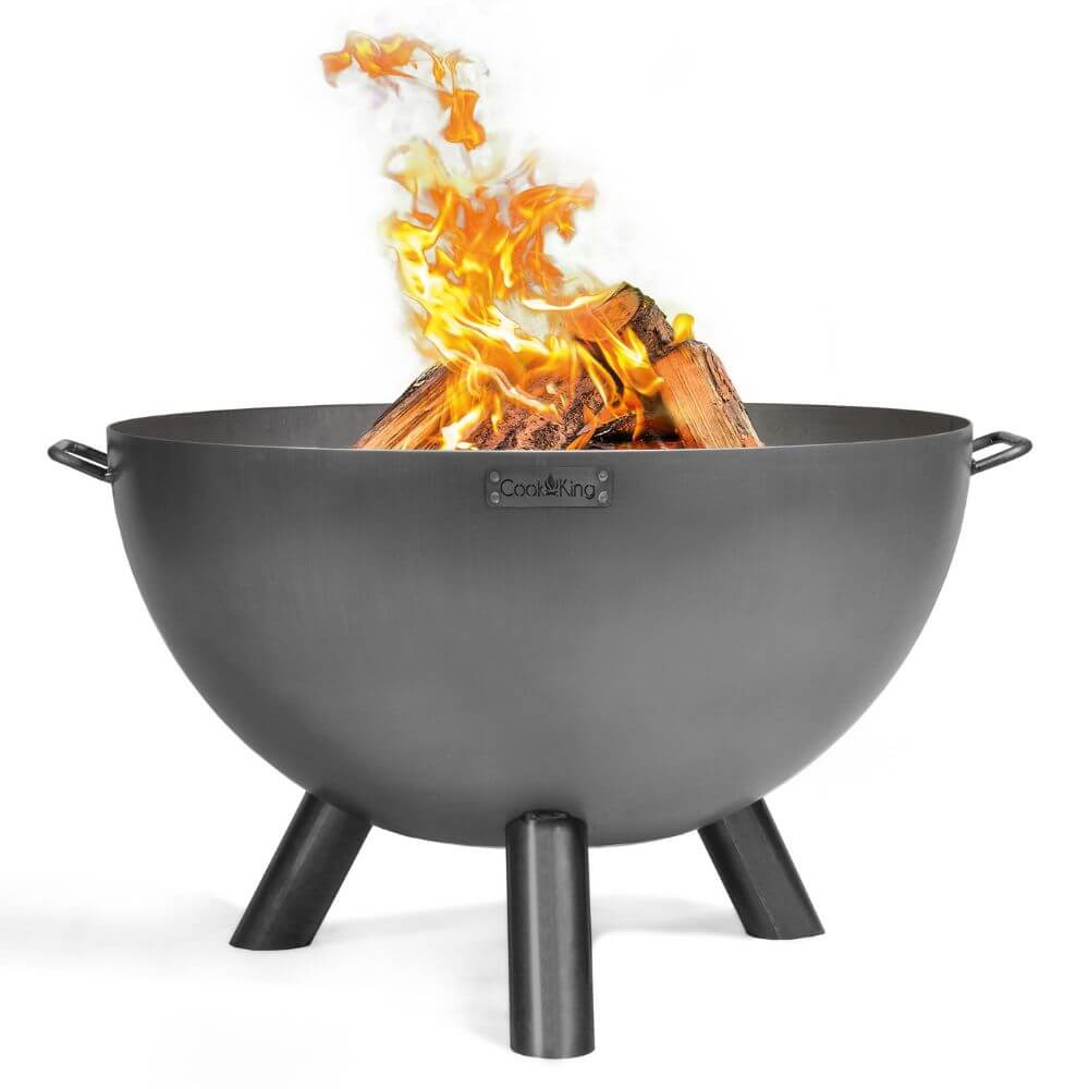 Deep Steel Fire Bowl 85cm