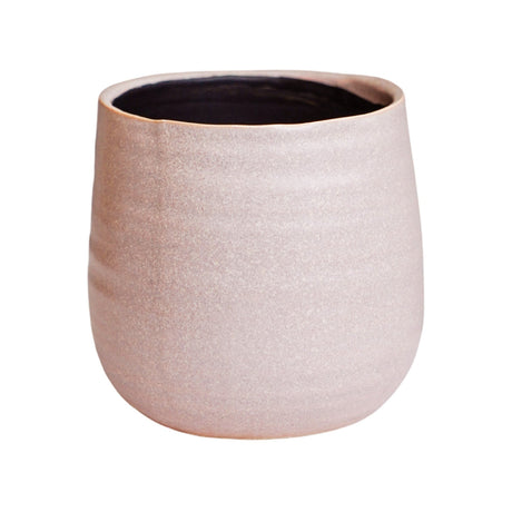 ceramic planter in dusty pink