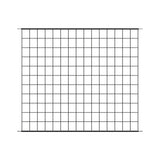 fence panel component for modular fence kit