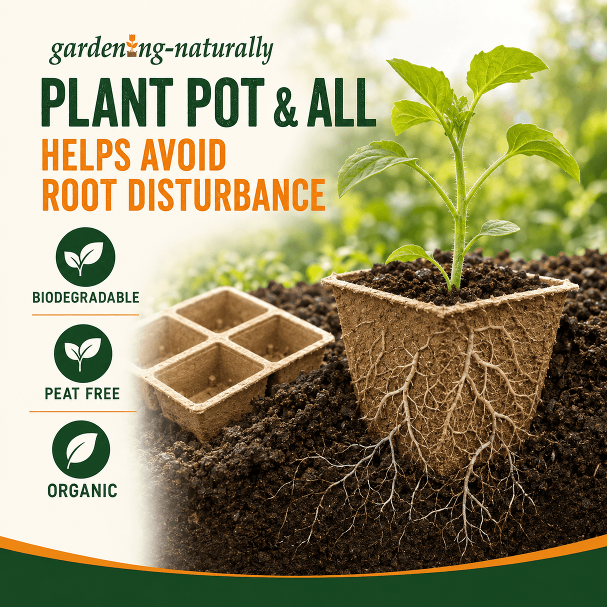 biodegradable plant pots