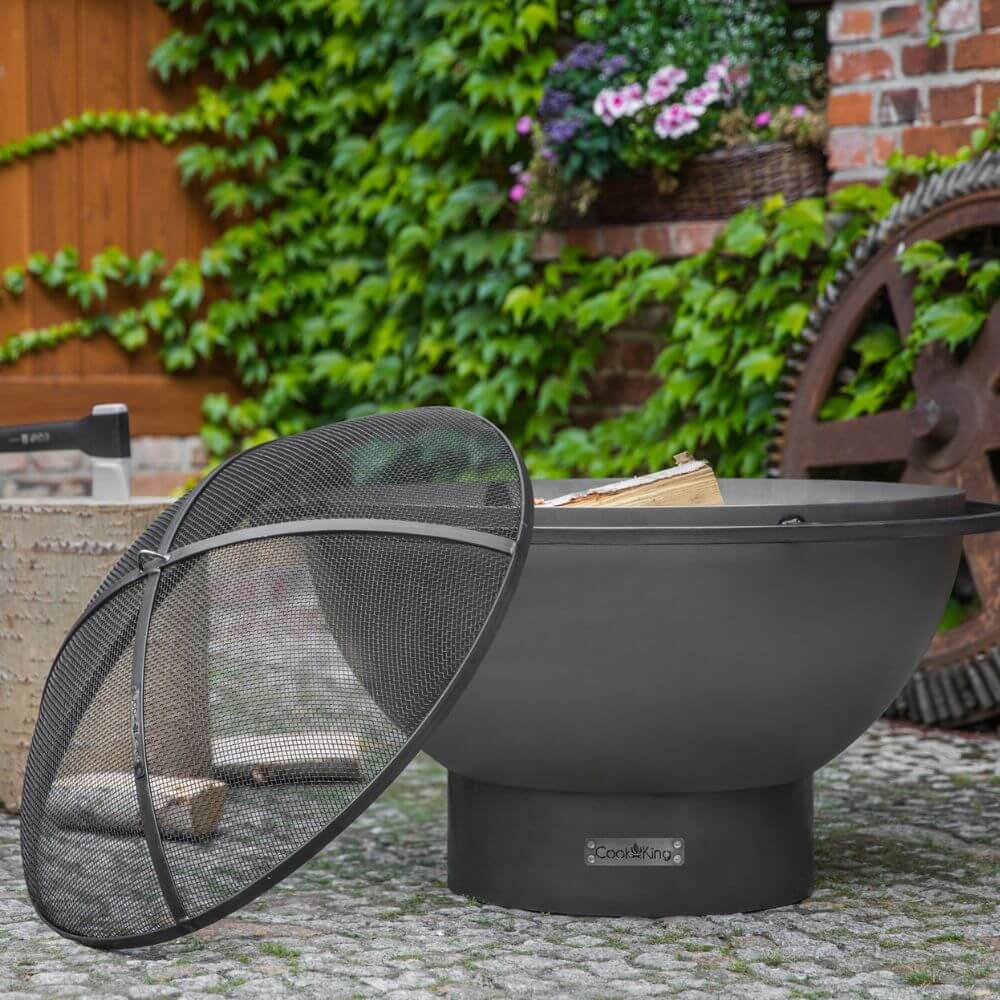 fire pit bowl with lid