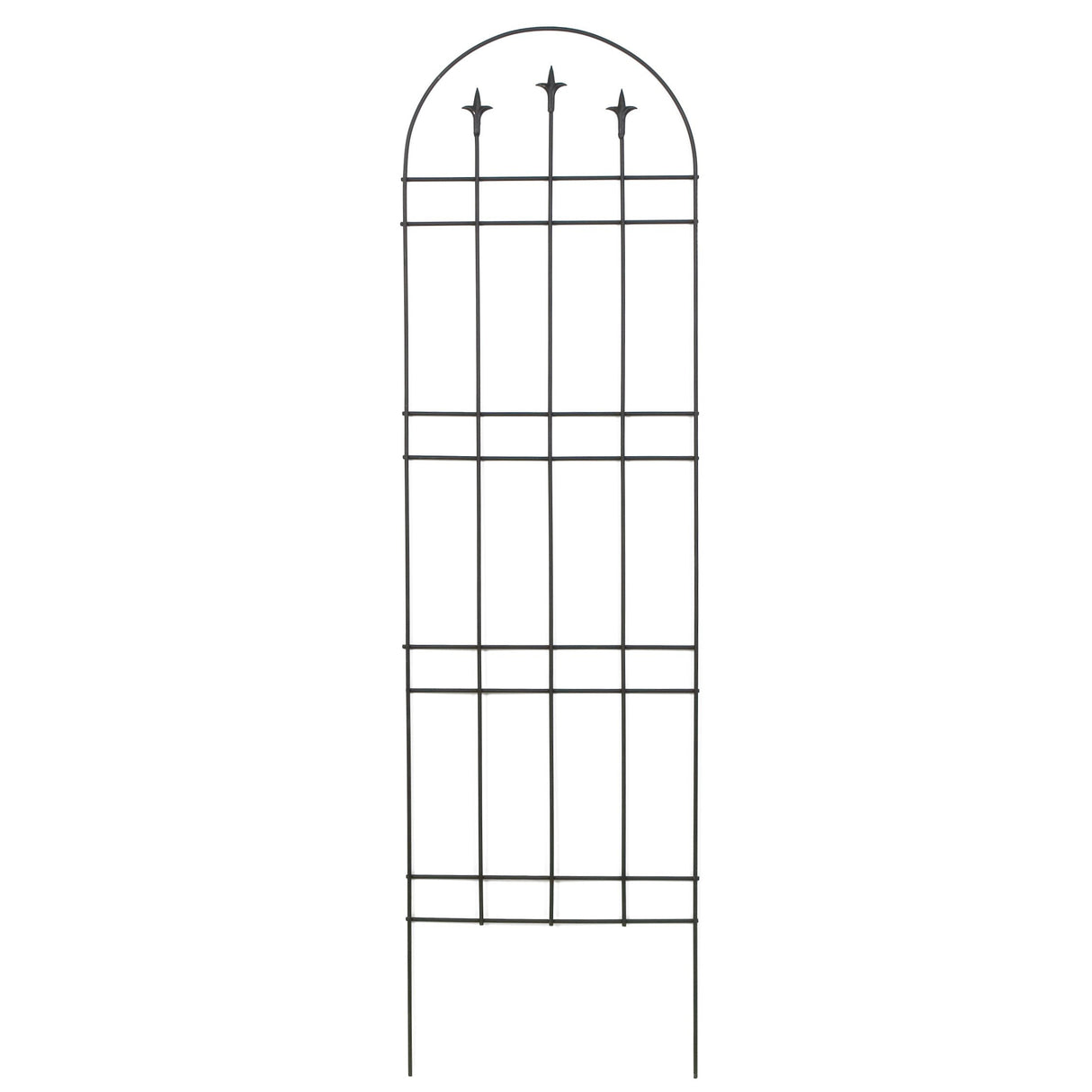 Fleur De Lys Arched Garden Trellis 1.8m