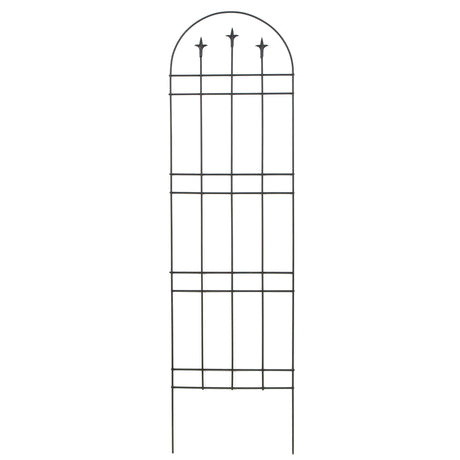 Fleur De Lys Arched Garden Trellis 1.8m