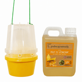 fruit fly trap with 1 litre bottle attractant