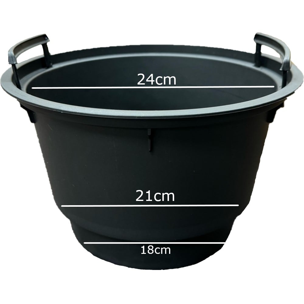Plant pot inner with sizes on it