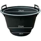 Plant pot inner with sizes on it