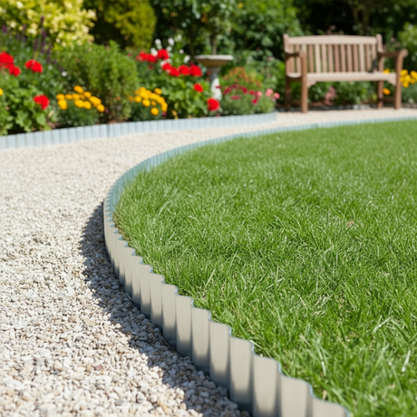 Garden path edging
