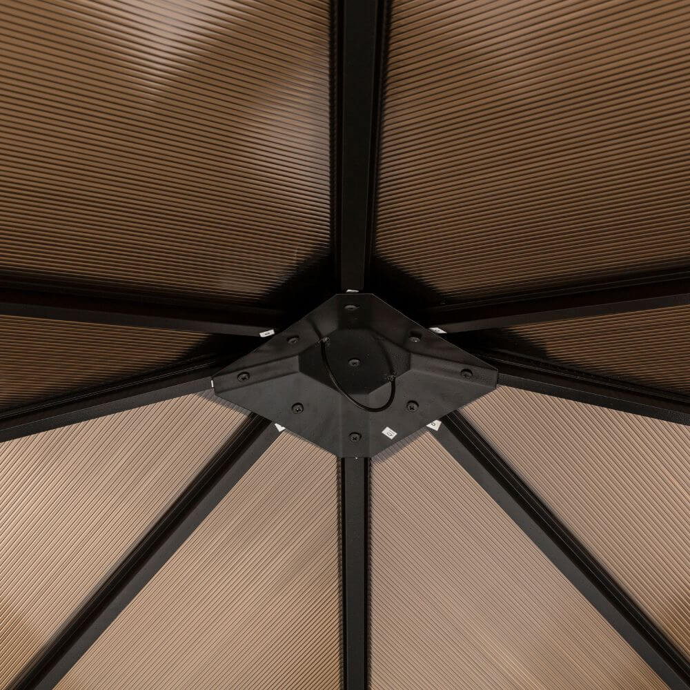 Garden Gazebo top inside view