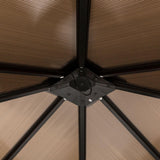 Garden Gazebo top inside view