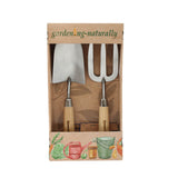 Hand Trowel and Fork Gift Set for Garden Planting