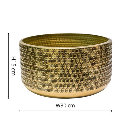 gold solis bowl dimensions