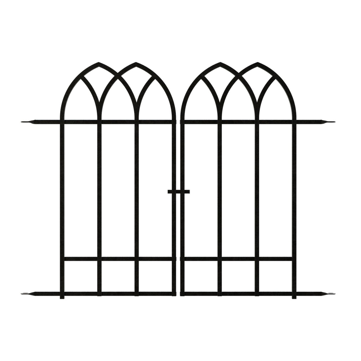 gothic gate fence component