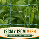 Pea And Bean Netting Natural Jute Garden Support Mesh