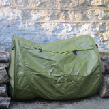a green manual composter sack for manual tumbling