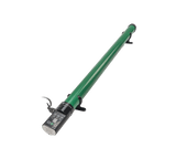 green tube greenhouse heater with thermometer