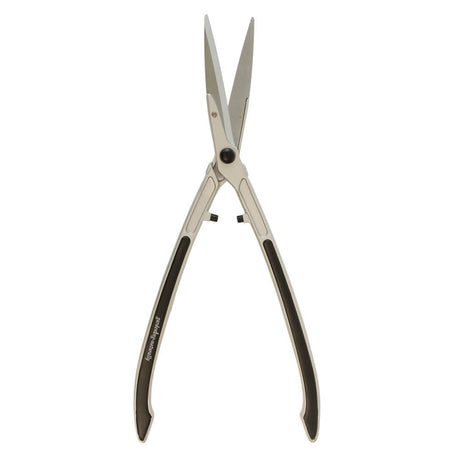 Pair of garden shears on a white background