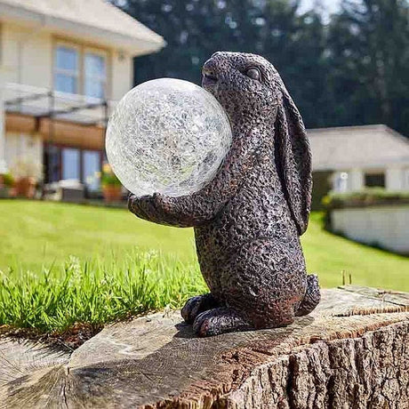 Hare Magic Garden Solar Ornament