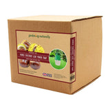 A brown cardboard box for a garden.ng-naturally Horse Chestnut Leaf Miner Trap, showing the front and side labels on a white background.