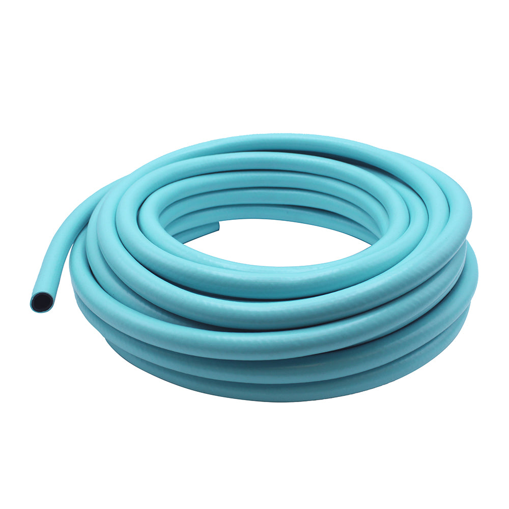 blue hose pipe in roll