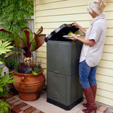 Hot Composter in Grey with Leachate Hose 200L