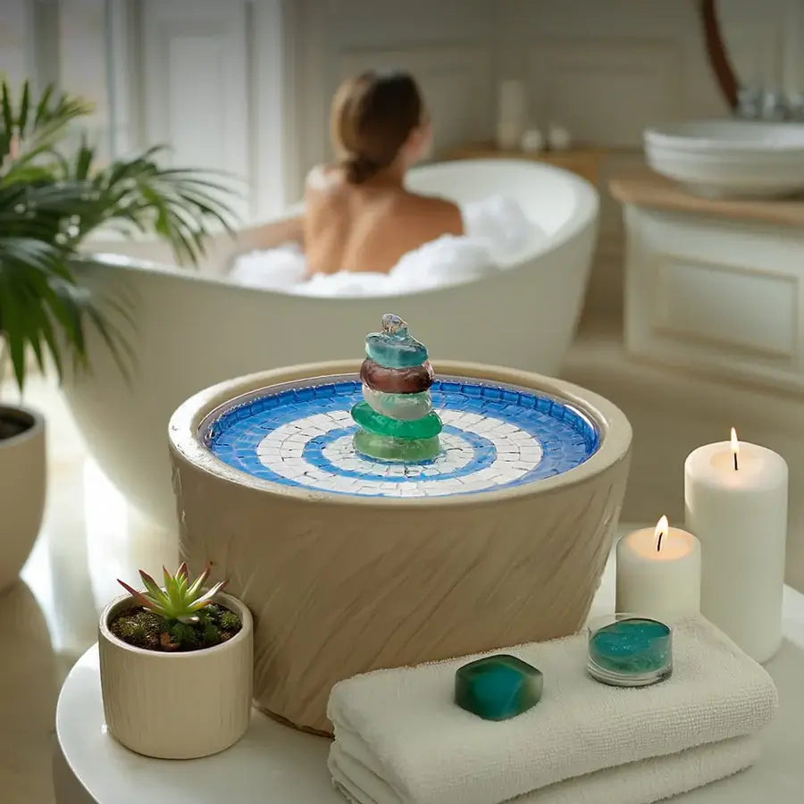 lady in bath by hydria fountain