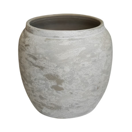 indoor milos rustic round planter